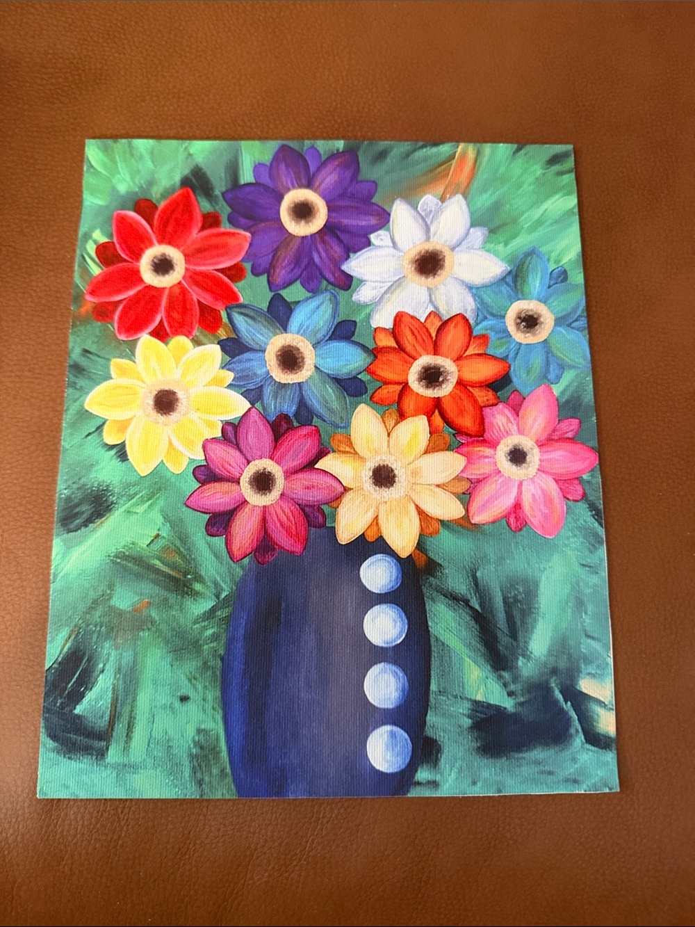 Kerri Ambrosino Blooming Colors 8 x 10 Canvas Print
